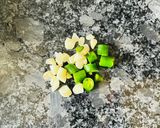 A picture of step 1 of Crispy Bhindi.