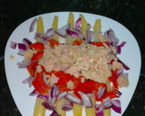 Foto del paso 2 de la receta: Ensalada de espárragos y aliño de aguacate