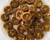A picture of step 6 of Date rounds (khajoor puri).