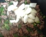 A picture of step 8 of Beef Fajitas with Potatoes 😘😘.