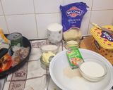 A picture of step 1 of Soft & thin crust pizza.