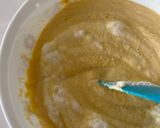 A picture of step 2 of Surati sev khamani.