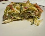 A picture of step 8 of Lasagna Primavera.