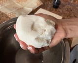 A picture of step 2 of Mini Arepa for two.