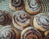 Gluténmentes, tojás,- tejmentes zabpehelylisztes kakaós csiga recept fázis 4 fotója
