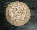 A picture of step 2 of Paneer pratha.