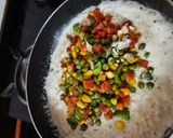 A picture of step 4 of Sweet Navratan korma.