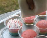 Foto langkah ke 8 dari resep Rainbow Cake Kukus Mini Cup.