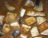 A picture of step 4 of Bhogichi Bhaji.