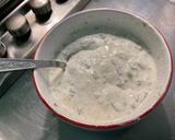 Une image de l'étape 12 de Courgettes jaunes grillées sauce crème,feta, menthe.