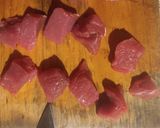 Foto del paso 1 de la receta: Brochetas de res 🐄