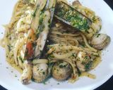 Pas rețetă Spaghetti cu scoici și sos persillade 5 fotografie