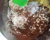 Foto langkah ke 2 dari resep Oat and Nut Chocolate Cookies.