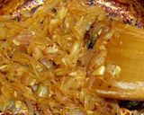 A picture of step 5 of Chef's Creation! Mochi Onion Gratin Soup.