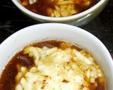 A picture of step 13 of Chef's Creation! Mochi Onion Gratin Soup.
