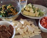 Foto del paso 1 de la receta: Pastel Azteca de Verduras y Soya