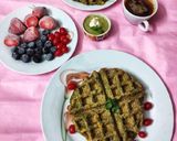 A picture of step 6 of Moong Dal Waffle.