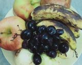 A picture of step 1 of Mix fruits chat.