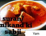 A picture of step 6 of Suran jimikand Yam Curry.