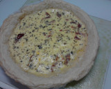Foto del paso 4 de la receta: Quiche con jamón de Parma al aceite de orégano