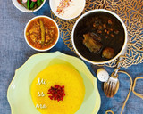 عکس مرحله 2 از دستور قرمه سبزی با گوشت بوقلمون