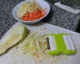 Foto del paso 1 de la receta: Pasta con juliana de verduras
