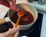 A picture of step 3 of Currywurst | German street food.