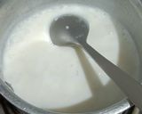 A picture of step 1 of Payasam with jaggery.