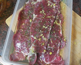 Foto del paso 2 de la receta: Entrecot a la plancha con papas arrugás y mojo de pimiento