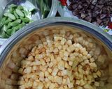 Foto langkah ke 2 dari resep Sambal Goreng Kentang Ati Ampela Merah Merona.