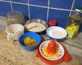 Foto del paso 1 de la receta: Cookies de avena y naranja