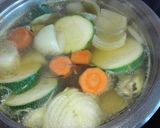 A picture of step 1 of Murcian Boiled Vegetable Stew.