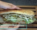Une image de l'étape 8 de Sandwich et pain façon Subway.