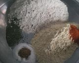 A picture of step 2 of بیسن کی روٹی ساتھ چٹنیاں.