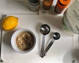 A picture of step 2 of Easy & Healthy Apple & Almond desert, #vegan #paleo #sugar-free #dairy-free #gluten-free #grain-free.