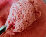A picture of step 3 of Watermelon Rose Condensed Milk Ice cream - Summer Special.