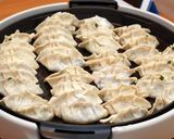 A picture of step 8 of Super Easy! How to Make and Cook Gyoza with Crispy Wings.