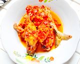 Foto langkah ke 6 dari resep Ikan Tenggiri Goreng Berlada Mudah.