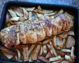 Foto del paso 12 de la receta: Pollo arrollado