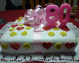 Foto del paso 6 de la receta: Torta un lindo regalo de cumpleaños de 80 