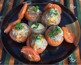 A picture of step 7 of Tomato Meat Cup.
