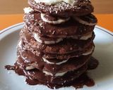 Foto del passaggio 5 della ricetta Pancake al cacao con albumi