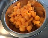 Une image de l'étape 2 de Paniers de melon à la pancetta Corse grillée et tomate Tiverta.