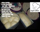 A picture of step 9 of Coconut bread.