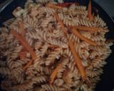 A picture of step 7 of Red pepper cashew pasta #vegancontest.