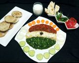 A picture of step 9 of Tricolour Pav Bhaji.