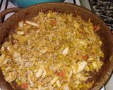 Foto del paso 5 de la receta: Repollo, arvejas y pollo fit