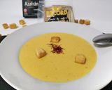 Foto del paso 10 de la receta Crema ligera de queso de cabra al azafrán