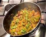 A picture of step 13 of Bhindi Do Pyaaza.