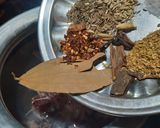 A picture of step 1 of Beef yakhni pulao biryani.